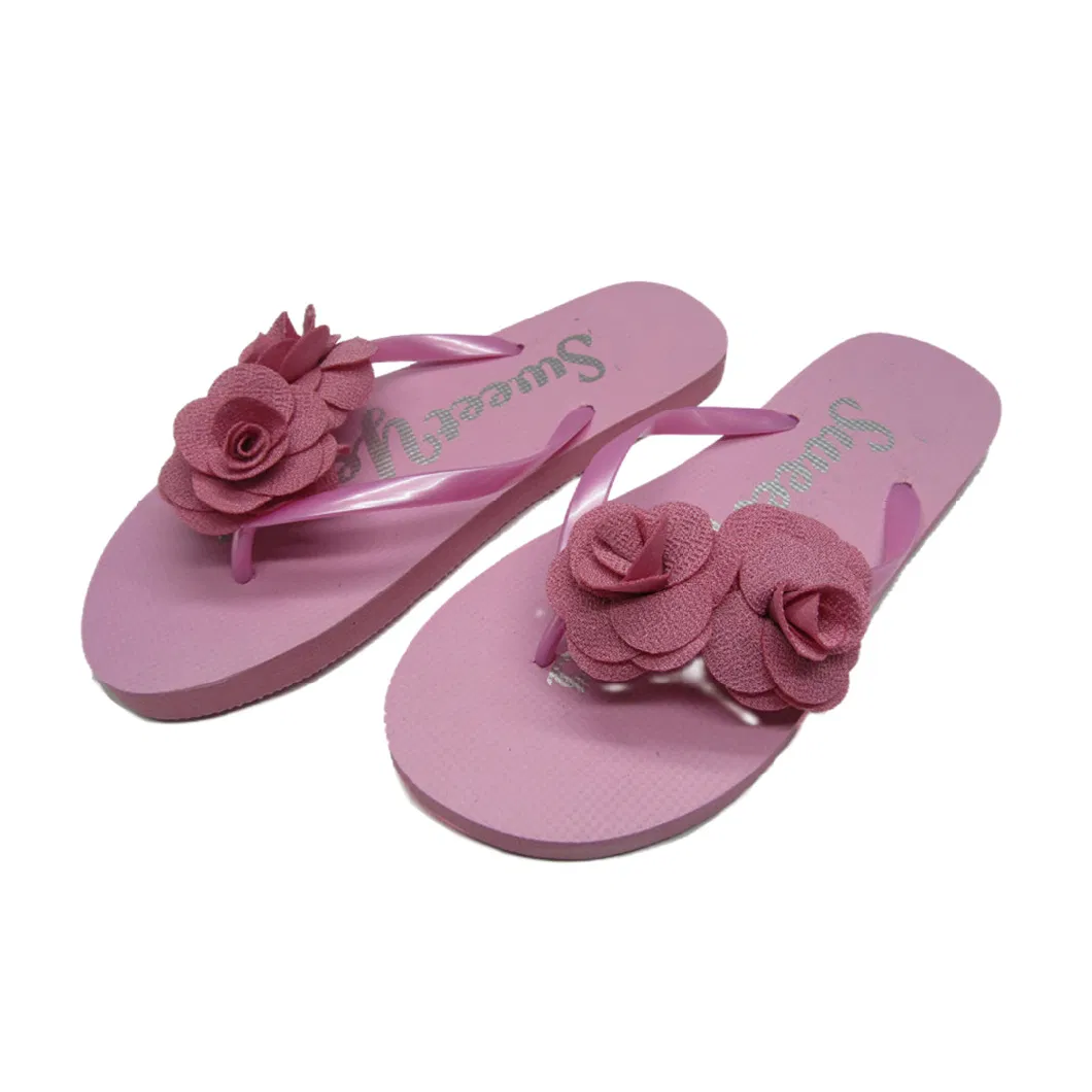 Latest Design Ladies Indoor Soft Slides Comfortable EVA Bathroom Slippers Custom Beach Flip Flops Womens