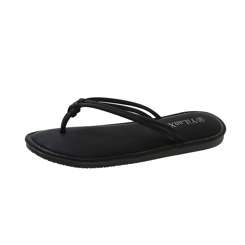 Green Beige Black Flip-Flop Summer Beach EVA with Rubber Plastic Carton Sandals Slide Slipper for Women