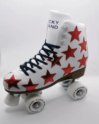 Hot Selling Adjustable 4 Flashing PU Wheels Roller Quad Ice Skates Shoes for Kids Adults
