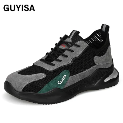 Guyisa Outdoor Fashion Safety Shoes, Lightweight Rubber