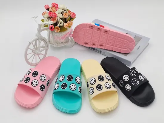 Wholesale Unisex Custom Logo Indoor Slides Sandal PVC House Home Slide Sandals Slippers Man Women 