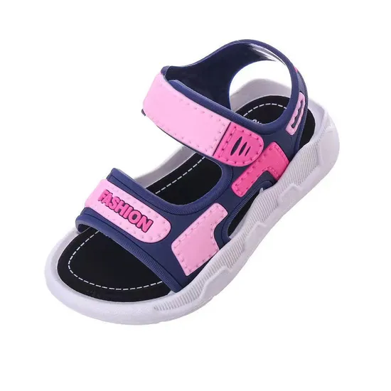 Boys′ Sandals 2025 New Trendy Summer MID Large Children′s Soft Bottom Children′s Baby Boys′ Beach Shoes 