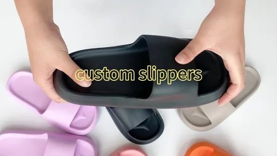 Custom Shower Unisex EVA Slippers Foam Sports Slides Slippers for Men 