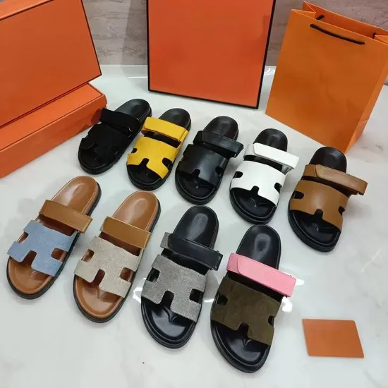 Women′s Sandals Wholesale Designer Brand Shoes Summer Casual Shoe Ladies Luxury Flat Sandals Lady High Quality Low Heel Slippers for Women Fashion Shoes 
