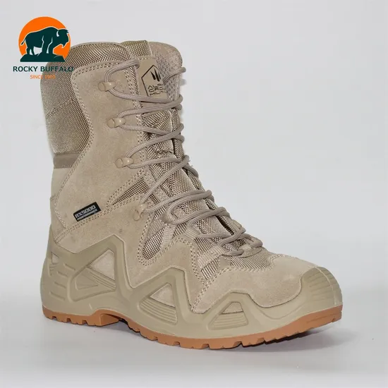 Rocky Buffalo Autumn Pop Boys′ Camouflage Boots Fashion Casual Boots Retro Desert Safety Shoes 