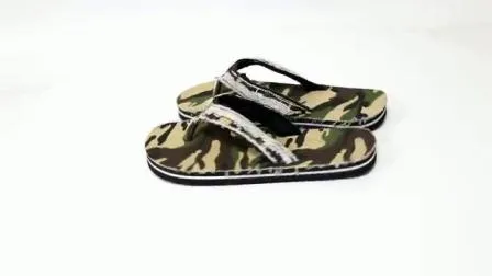 Beach Lady Cute Men′s Sandals Slide Leopard Flip Flop Leather Women 