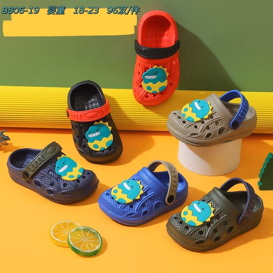 Summer Spring Boy Girls Inhouse Outdoors Cute Leisure Light Soft Plastic Slippers Sandals